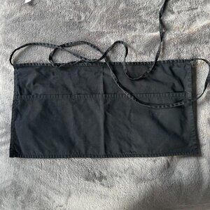 New Plain Black Waist Apron